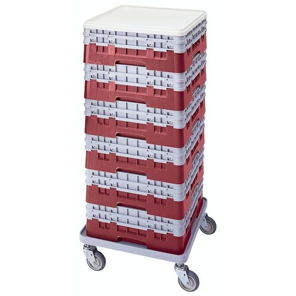 Cambro - Camrack  Base Rack 5-7/8" Inside Stack Height Cranberry NSF